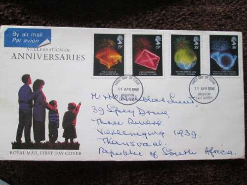 GREAT BRITAIN-ANNIVERSARIES-FIRST DAY COVER