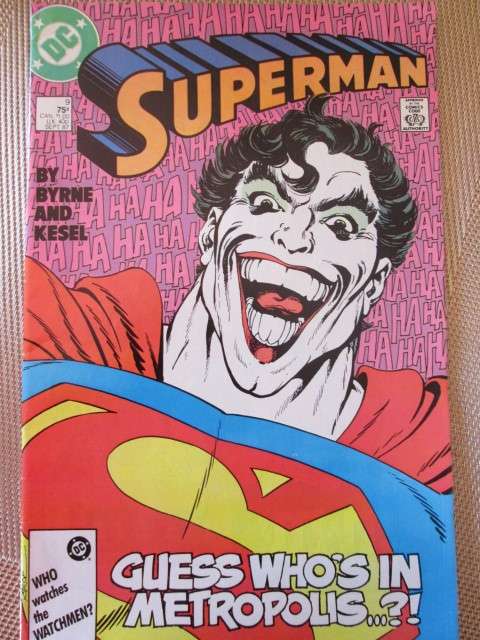 DC COMIC SUPERMAN-GUESS WHO'S IN METROPOLIS 1987