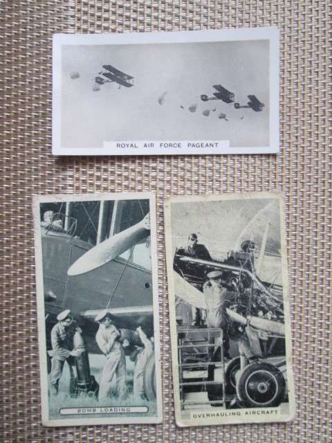 23 ALL DIFFERENT AEROPLANE CIGARETTE CARDS