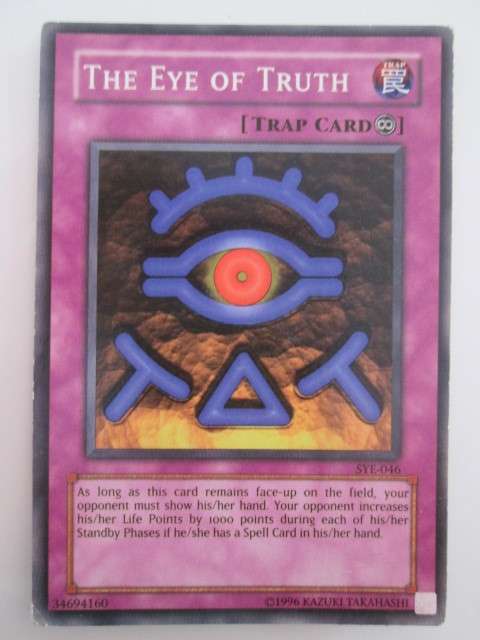 YU-GI-OH- TRADING CARD- THE EYE OF TRUTH
