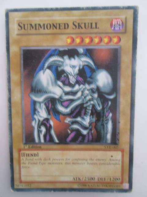 YU-GI-OH- PLAYED CARD- SUMMONED SKULL