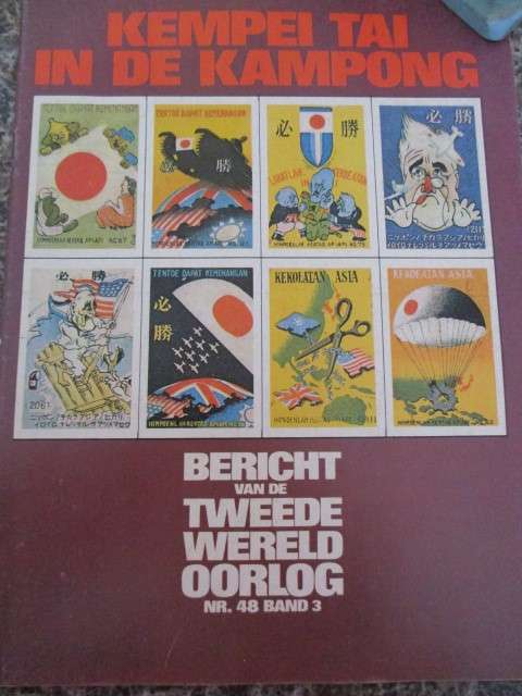 VINTAGE DUTCH MAGAZINE ON THE 2ND WORLD WAR -KEMPEI TAI IN DE KAMPONG 1971