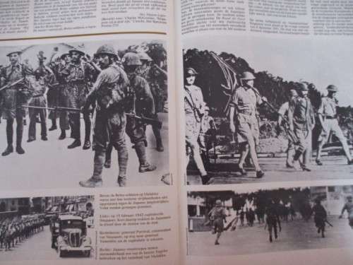 VINTAGE DUTCH MAGAZINE ON THE 2ND WORLD WAR -PANIEK IN DIE PACIFIC  1970