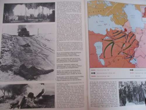 VINTAGE DUTCH MAGAZINE ON THE 2ND WORLD WAR - 900 DAGEN LENINGRAD 1970