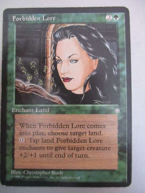 MAGIC THE GATHERING - TRADING CARDS - RARE - FORBIDDEN LORE - & 2 FREE CARDS