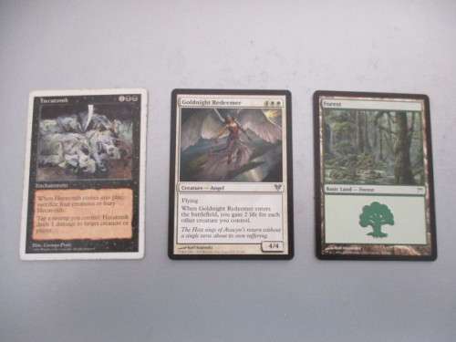 MAGIC THE GATHERING - TRADING CARDS - RARE - HECATOMB - & 2 FREE CARDS