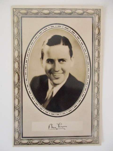 VINTAGE POSTCARD - AUTOGRAPH SERIES
