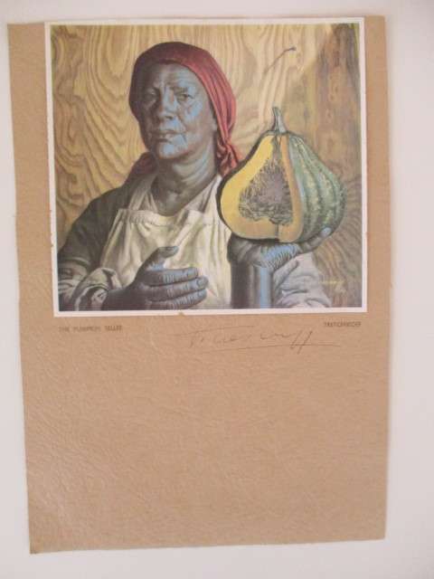 PRINTED AUTOGRAPH TRETCHIKOFF NOT SURE AND LETTER BY HIS DAUGHTER
