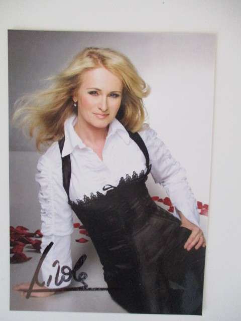 AUTOGRAPHED SIGNED SINGER NICOLE - WINNER OF EUROPEAN SONG FESTIVAL