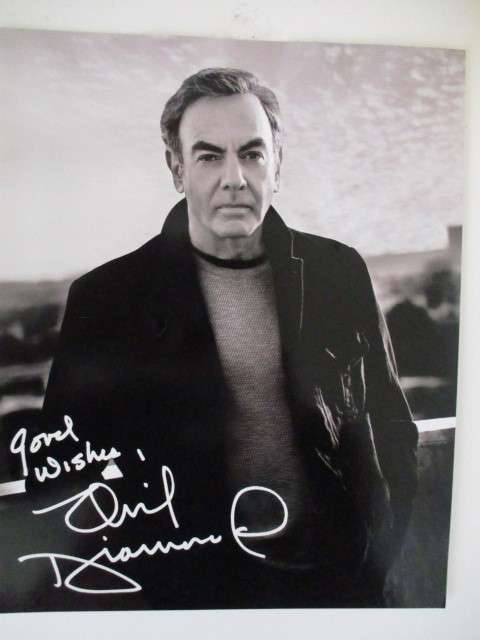 PRINTED AUTOGRAPH - NEIL DIAMOND - A4 SIZE