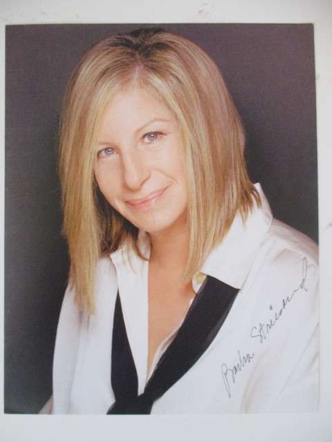 PRINTED AUTOGRAPH - BARBRA STREISAND A4 - MEET THE FOCKERS