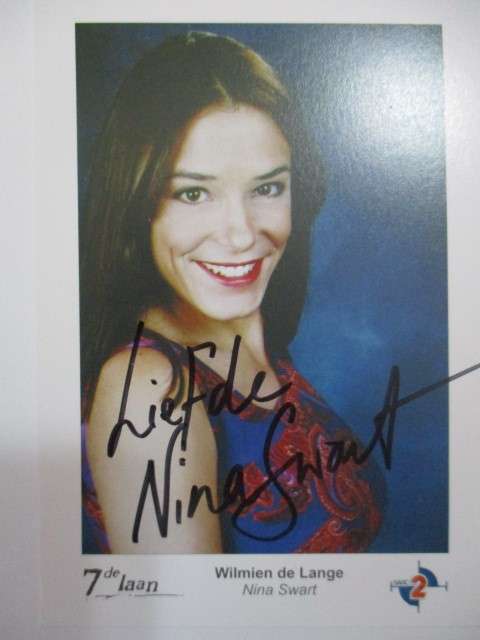 SIGNED AUTOGRAPHED NINA SWART 7DE LAAN