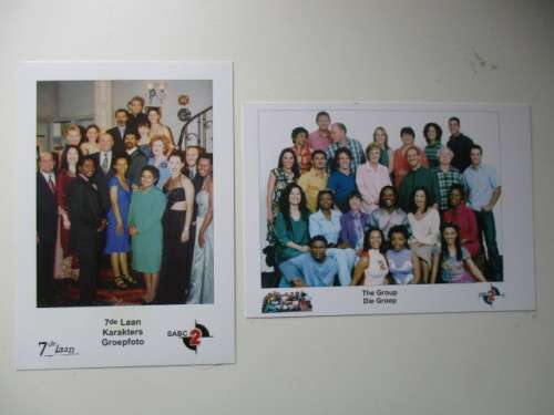 TWO PICS OF 7DE LAAN CAST