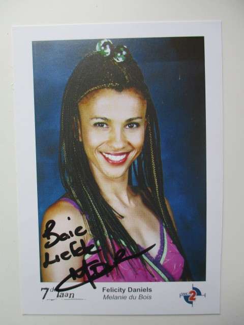 SIGNED AUTOGRAPHED MELANIE DU bOIS 7DE LAAN