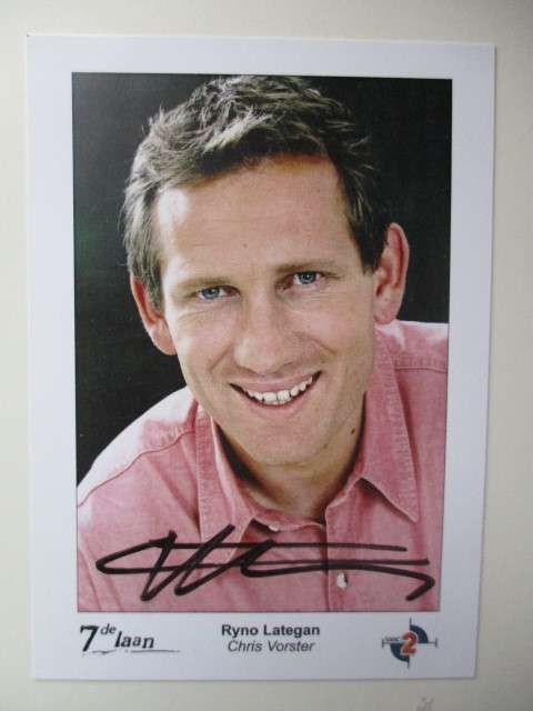 SIGNED AUTOGRAPHED CHRIS VORSTER 7DE LAAN