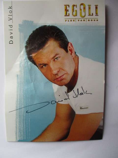 AUTOGRAPHED SIGNED DAVID VLOK EGOLI