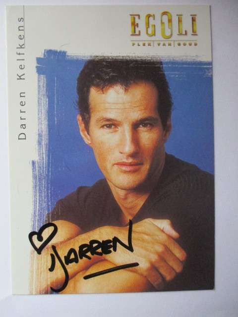 SIGNED AUTOGRAPHED DARREN KELFKENS - EGOLI