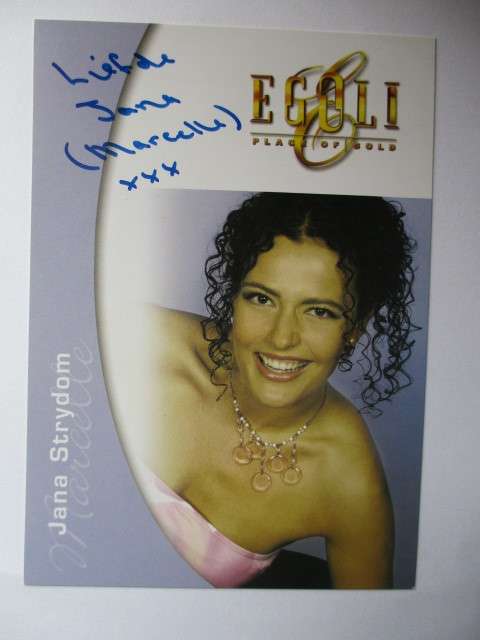AUTOGRAPHED SIGNED - JANA STRYDOM