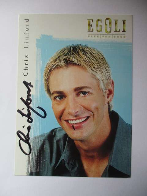 AUTOGRAPHED SIGNED - CHRIS LINFORD - EGOLI