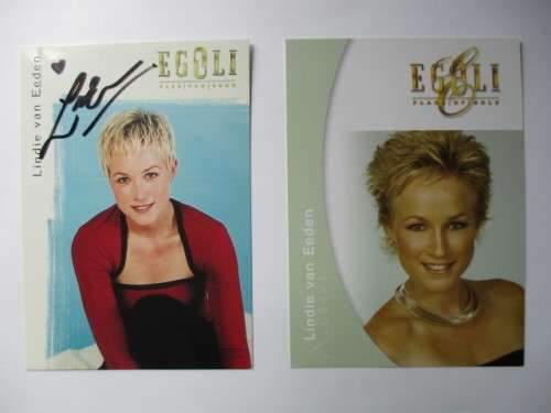 AUTOGRAPHED SIGNED - LINDIE VAN EEDEN - EGOLI AND EXTRA FREE PIC