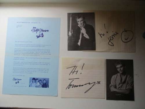 AUTOGRAPHED CLASSIC SOUTH AFRICAN SINGING GROUP THE SOFT SHOES!!!