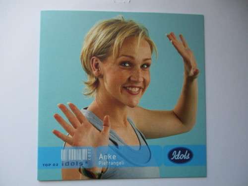 AUTOGRAPHED SIGNED - ANKE PIETRANGELI  - IDOLS
