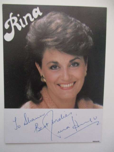 AUTOGRAPHED SIGNED - RINA HUGO