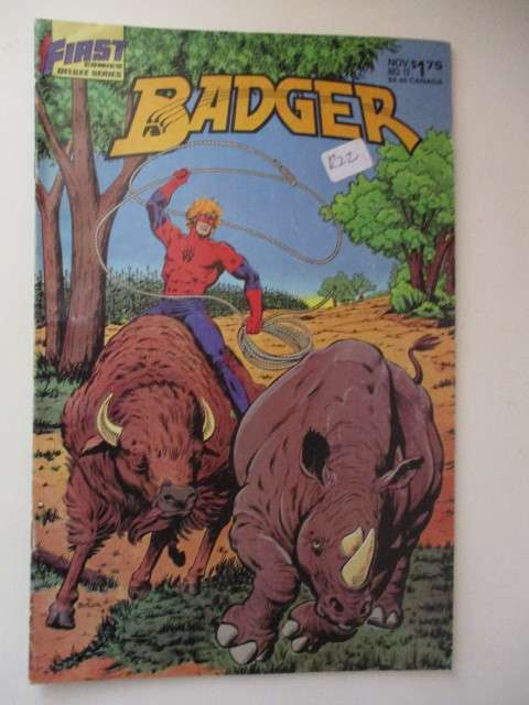 FIRST COMICS - DELUXE SERIES - BADGER -  NO. 17 VOL.1  1986