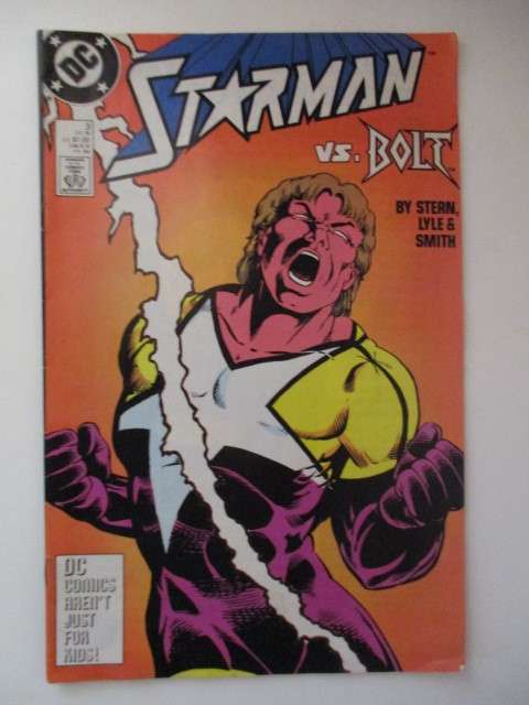 DC COMICS - STARMAN VS. BOLT  1988    NO. 3