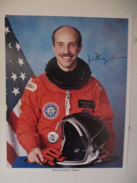 PRINTED AUTOGRAPH  A4 SIZE  ASTRONAUT JAMES P. BAGIAN