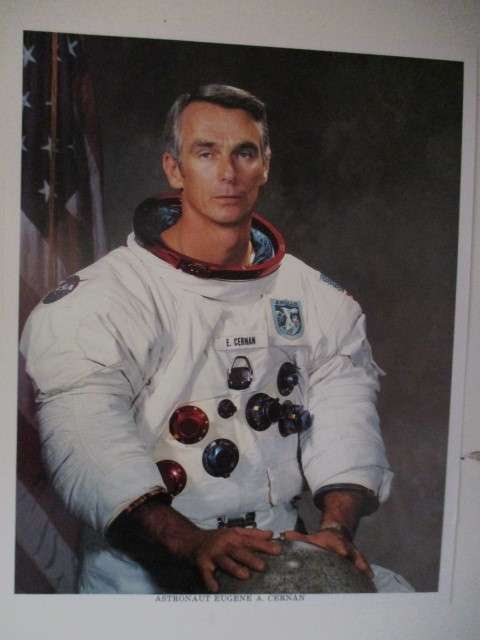 A4 PICTURE ASTRONAUT EUGENE A. CERNAN - NASA