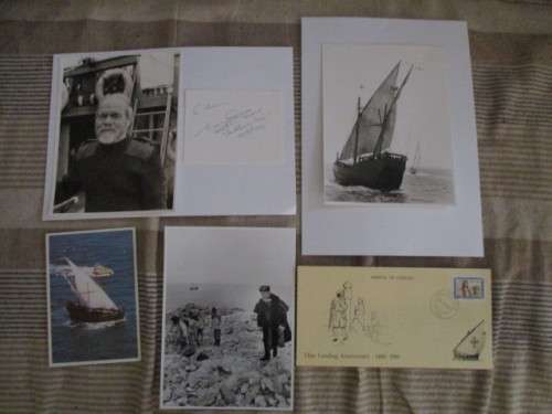 AUTOGRAPHED SIGNED - CAPTAIN OF THE CARAVEL - BARTHOLOMEU DIAZ AND FDC PHOTOS