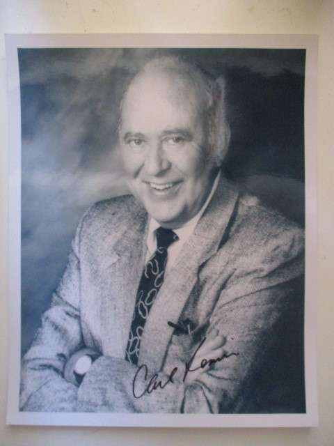 AUTOGRAPHED SIGNED - CARL REINER OCEANS ELEVEN SERIES GRAMMY WINNER 96 AGE A4