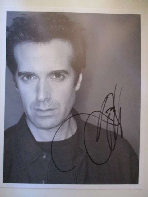 AUTOGRAPHED SIGNED -  DAVID COPPERFIELD  - MAGICIAN / ILLUSIONIST A4