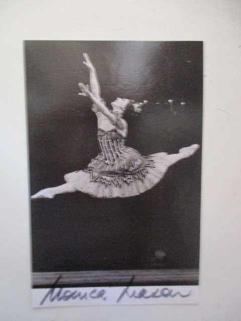 AUTOGRAPHED SIGNED AND LETTER DAME MONICA MASON BALLET DANCER
