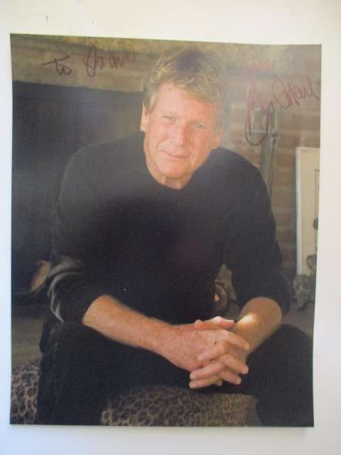 AUTOGRAPHED SIGNED RYAN O NEIL - LOVE STORY A4
