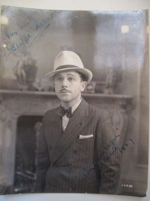 VINTAGE  -  AUTOGRAPHED SIGNED A4 GEORGIE HARRIS 1898 BOYS WILL BE GIRLS FROM THE MOVIE 1937
