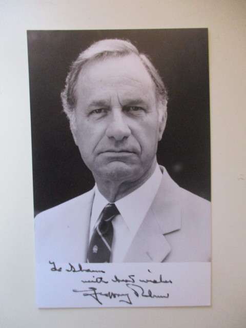 AUTOGRAPHED SIGNED GEOFFREY PALMER  POST CARD SIZE JAMES BOND