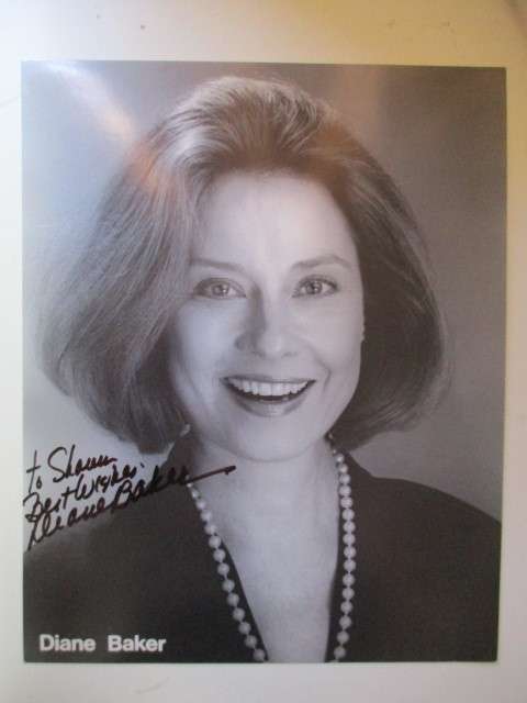 AUTOGRAPHED SIGNED DIANE BAKER A4 JOURNEY TO THE CENTRE OF THE EARTH 1959