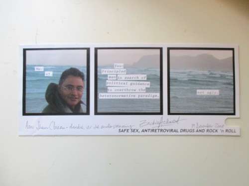 SIGNED AUTOGRAPHED - ACTIVIST ZACKIE ACHMAT