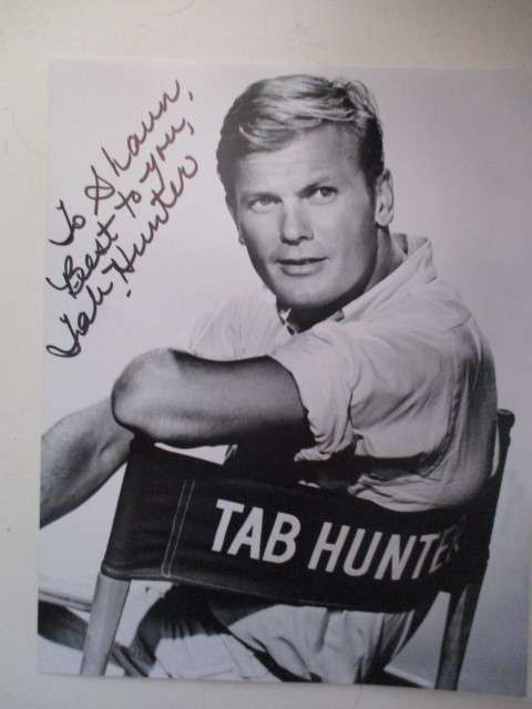 AUTOGRAPHED SIGNED  -   A4 TAB HUNTER GREASE 2