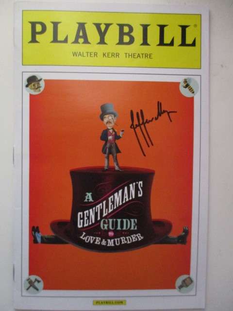 AUTOGRAPHED SIGNED - JEFFERSON MAYS BROADWAY STAR SIGNED THEATRE PROGRAMME