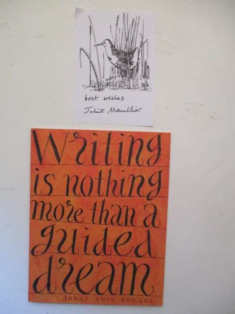 AUTOGRAPHED SIGNED CARD AND BOOK PLATE JULIET MAILLIER AUTHOR