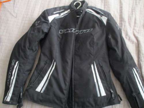 BIKERS PADDED ARMOUR WEAR JACKET VMOTO MED OR LADIES JACKET