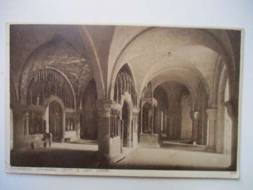 VINTAGE POSTCARD CANTERBURY CATHEDRAL