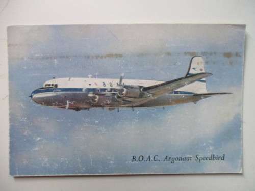 VINTAGE POSTCARD ARGONAUT SPEEDBIRD
