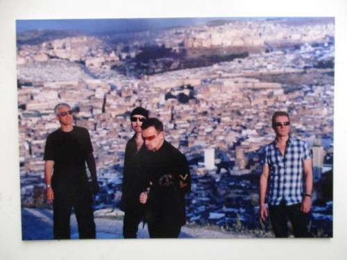 POSTCARD U2 THE GROUP