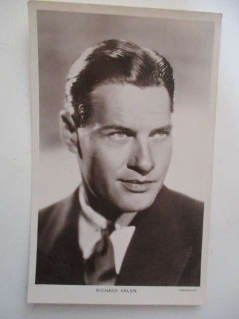VINTAGE POSTCARD RICHARD ARLEN