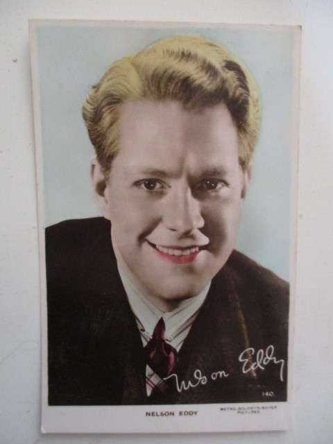VINTAGE POSTCARD NELSON EDDY