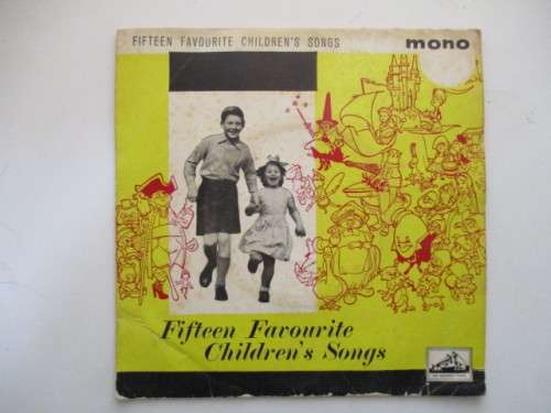 VINTAGE 7 SINGLE FIFTEEN FAVOURITE CHILDRENS SONGS